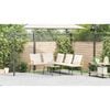 vidaXL Garden Sofa Set 2 pcs Natural Poly Rattan