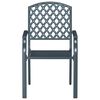 vidaXL Garden Chair 4 pcs Anthracite 56 x 65 x 89 cm Steel