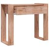 vidaXL Console Table 90x35x75 cm Solid Teak Wood