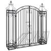 vidaXL Ornamental Garden Gate Wrought Iron 122x20.5x134 cm