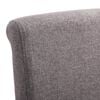 vidaXL Dining Chairs 2 pcs Taupe Fabric