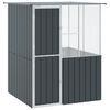 vidaXL Bird Cage Anthracite 154 x 154 x 200 cm Galvanised Steel