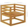 vidaXL 7 Piece Garden Lounge Set with Cushion Solid Acacia Wood