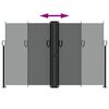 vidaXL Retractable Side Awning Anthracite 160x600 cm