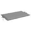 vidaXL Sun Lounger Cushion Grey 186x58x4cm Oxford Fabric
