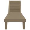 vidaXL Sun Lounger Light Brown 155x58x83 cm Polypropylene