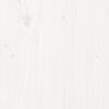 vidaXL Laundry Basket White 44x44x66 cm Solid Wood Pine