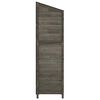 vidaXL Garden Shed Anthracite 102x52x174.5 cm Solid Wood Fir