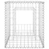 vidaXL Gabion Basket Post 50x50x60 cm Iron