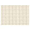 vidaXL Weighted Blanket Light Cream 135x200 cm Single 6 kg Fabric