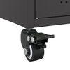 vidaXL Sideboard Black 100.5x39x72 cm Steel