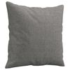 vidaXL Throw Pillows 2 pcs Dark Grey 40x40 cm Fabric