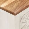 vidaXL Storage Box 110x30x40 cm Solid Acacia Wood
