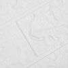 vidaXL 3D Wallpaper Bricks Self-adhesive 40 pcs White