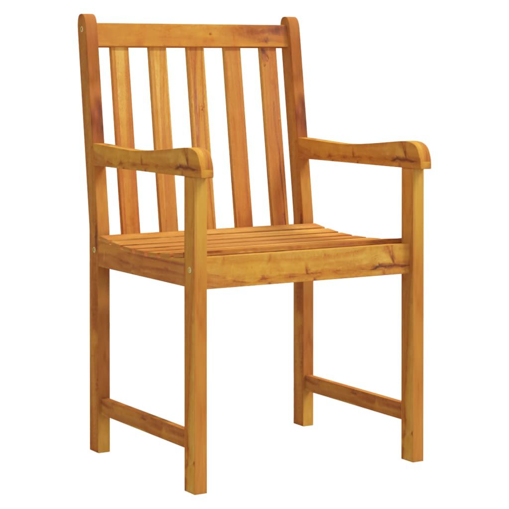 vidaXL Garden Chairs 2 pcs Solid Acacia Wood