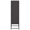 vidaXL Highboard Black 36x39x123 cm Steel