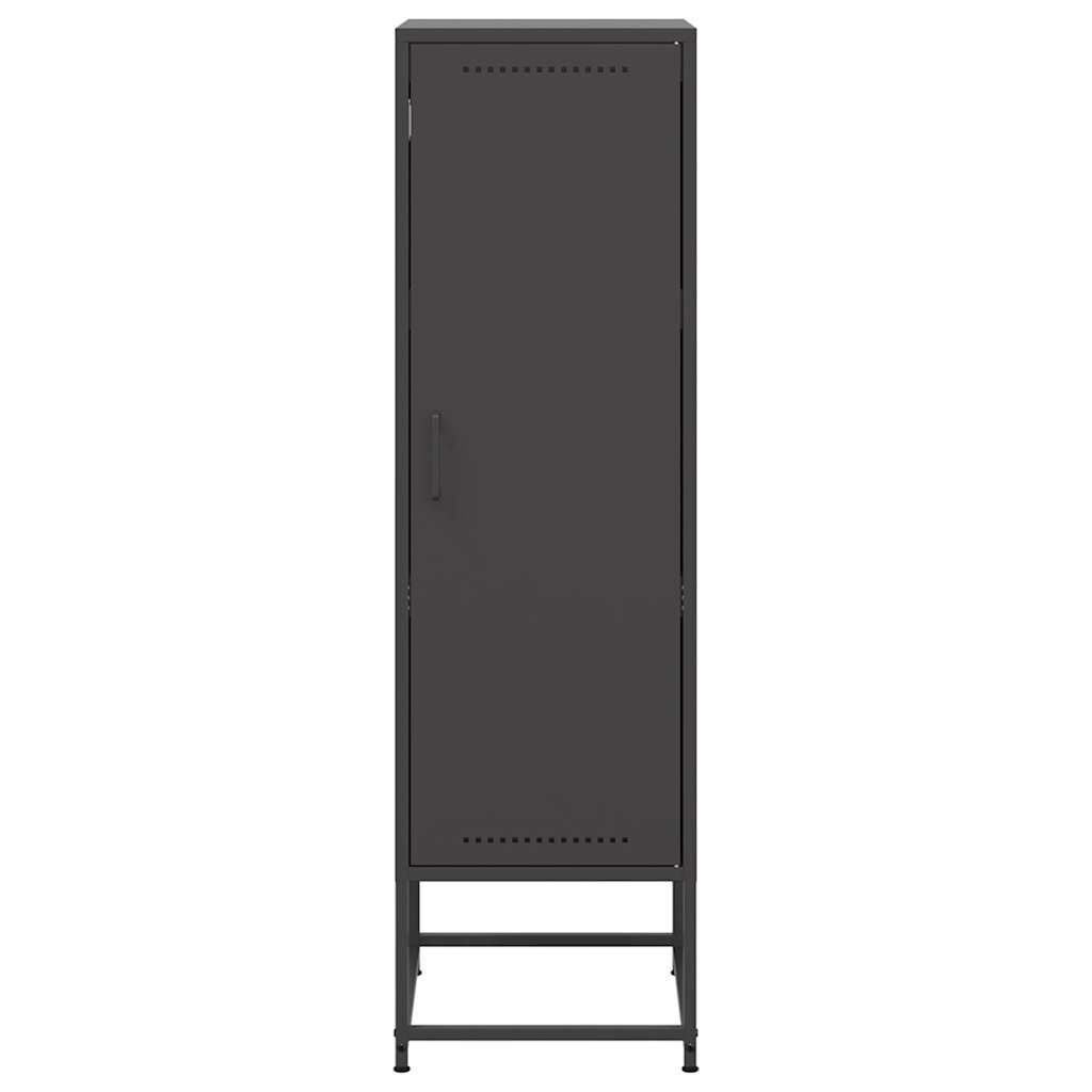 vidaXL Highboard Black 36x39x123 cm Steel
