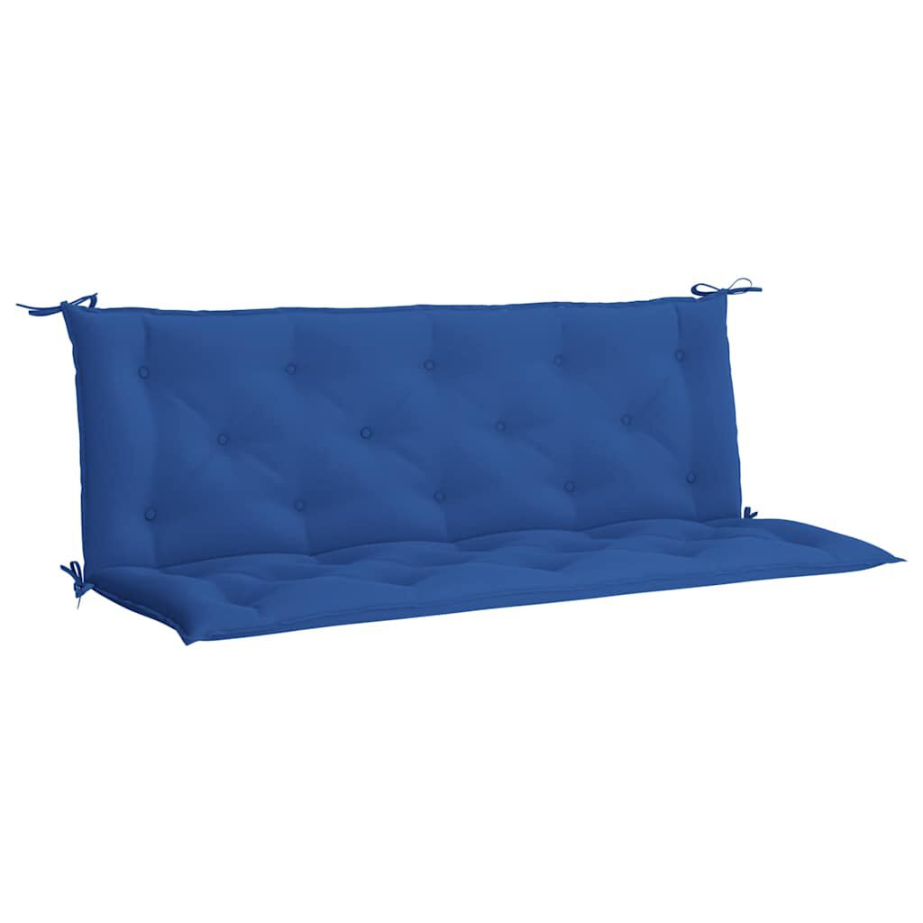 vidaXL Garden Bench Cushion Blue 150x(50+50)x7cm Oxford Fabric