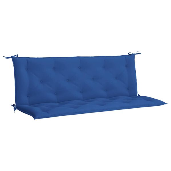 vidaXL Garden Bench Cushion Blue 150x(50+50)x7cm Oxford Fabric