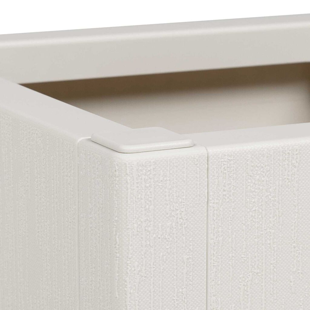 vidaXL Garden Planter White 36x36x35 cm PP
