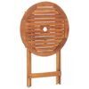 vidaXL Folding Garden Table 60x75 cm Solid Acacia Wood