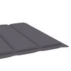 vidaXL Garden Sun Lounger with Cushion Solid Wood Acacia