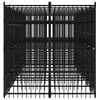 vidaXL Outdoor Dog Kennel Steel 12.9 m&sup2;