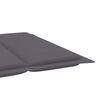 vidaXL Garden Sun Lounger with Cushion Solid Wood Acacia