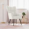 vidaXL Relaxing Chair Cream White Velvet