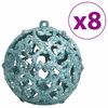 vidaXL Christmas Baubles 100 pcs Turquoise 3 / 4 / 6 cm