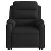 vidaXL Stand up Massage Recliner Chair Black Fabric