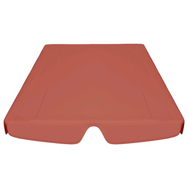 vidaXL Replacement Canopy for Garden Swing Terracotta 150/130x105/70cm