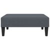 vidaXL Footstool Dark Grey 77x55x31 cm Velvet