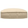 vidaXL Cushion Beige 50 x 50 x 12 cm Oxford Fabric