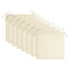 vidaXL Garden Chairs with Cream Cushions 8 pcs Solid Teak Wood