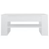 vidaXL Coffee Table White 102x55x45 cm Engineered Wood