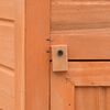 vidaXL Chicken Cage Solid Pine & Fir Wood 126x117x125 cm