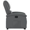 vidaXL Stand up Recliner Chair Grey Faux Leather