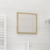 vidaXL Bathroom Mirror Sonoma Oak 40x1.5x37 cm Engineered Wood