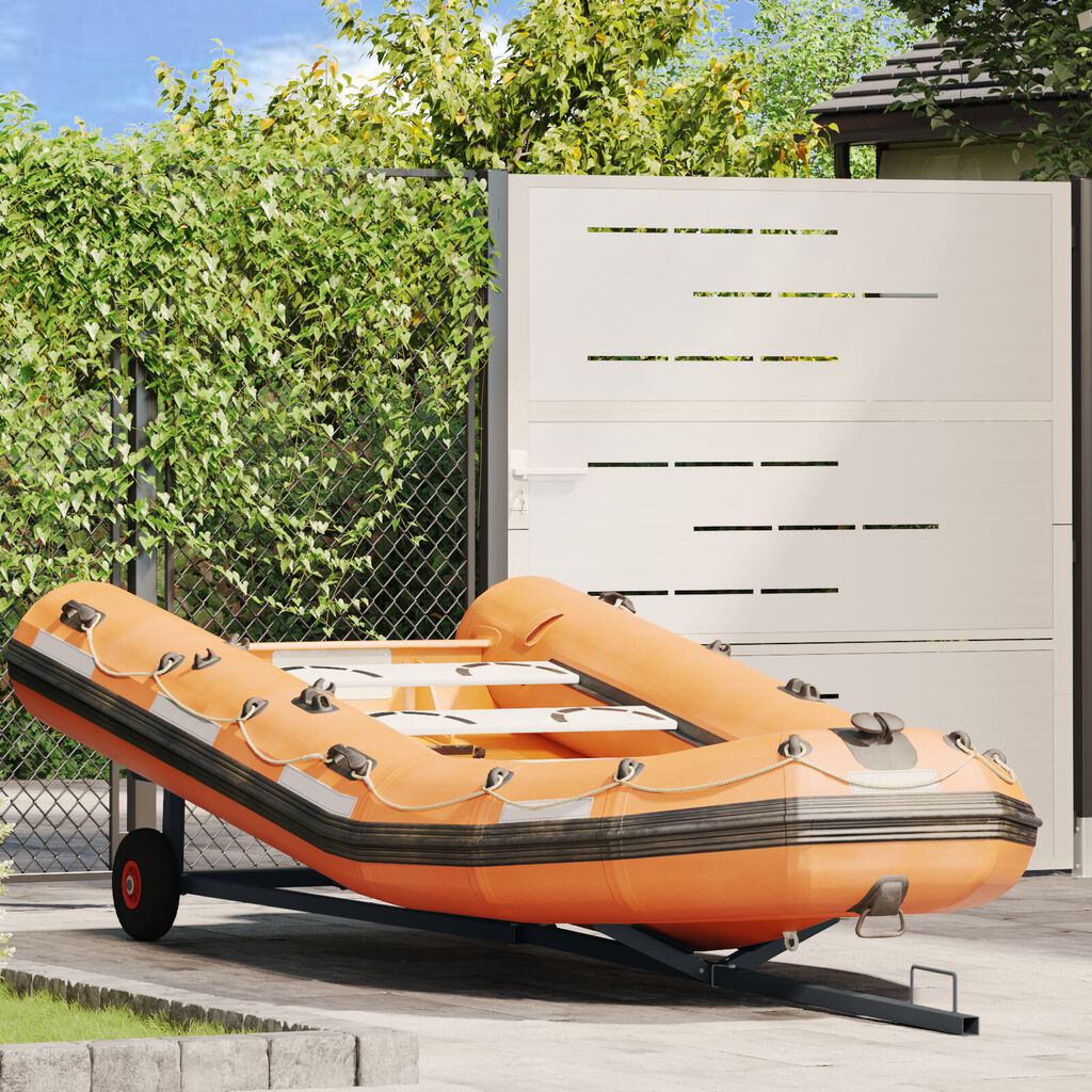vidaXL Boat Trailer 212-302 cm Adjustable Length 160 kg Steel