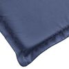 vidaXL Deck Chair Cushion Navy Blue Oxford Fabric