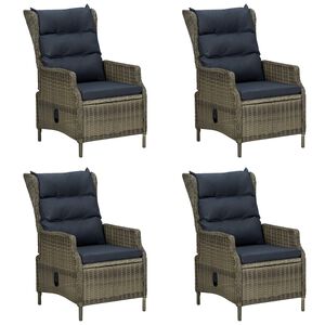 vidaXL 5 Piece Garden Dining Set Brown