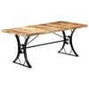 vidaXL Dining Table 180x90x76 cm Solid Mango Wood