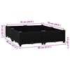 vidaXL Raised Bed 80x80x23 cm Polypropylene