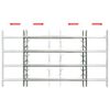 Adjustable Security Grille for Windows with 4 Crossbars 500-650 mm