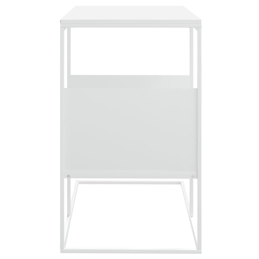 vidaXL Side Table White 55x36x59.5 cm Engineered Wood