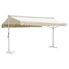 vidaXL Free Standing Awning 600x300 cm Cream