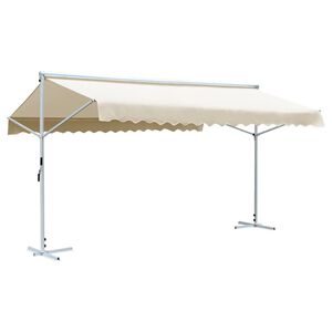 vidaXL Free Standing Awning 600x300 cm Cream