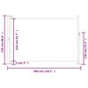 vidaXL Patio Retractable Side Awning 220x300 cm Cream