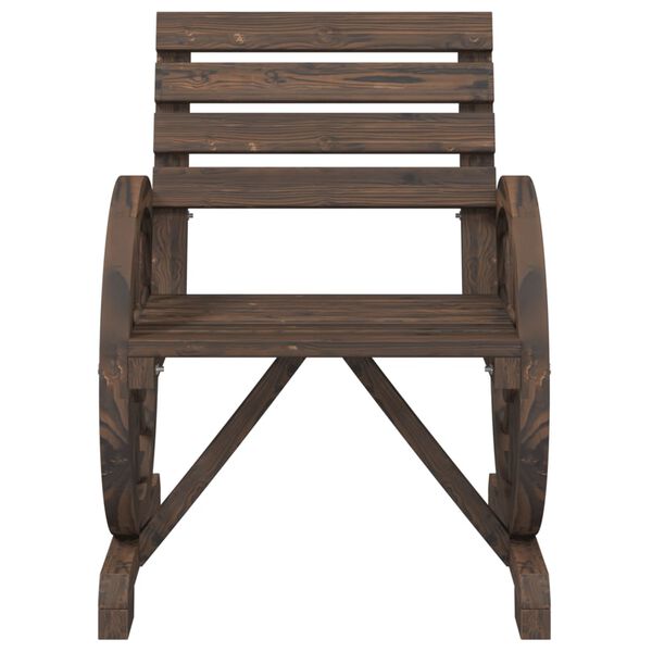 vidaXL 3 Piece Garden Lounge Set Solid Wood Fir